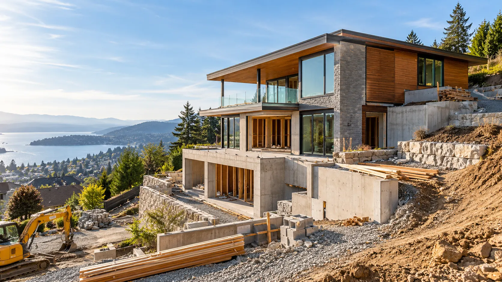 House on a Sloping Site
